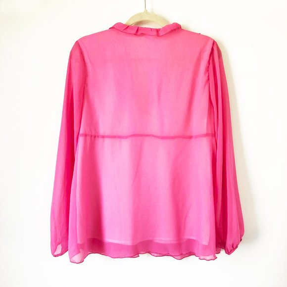 Long sleeve Chiffon Blouse - Picture 2 of 7